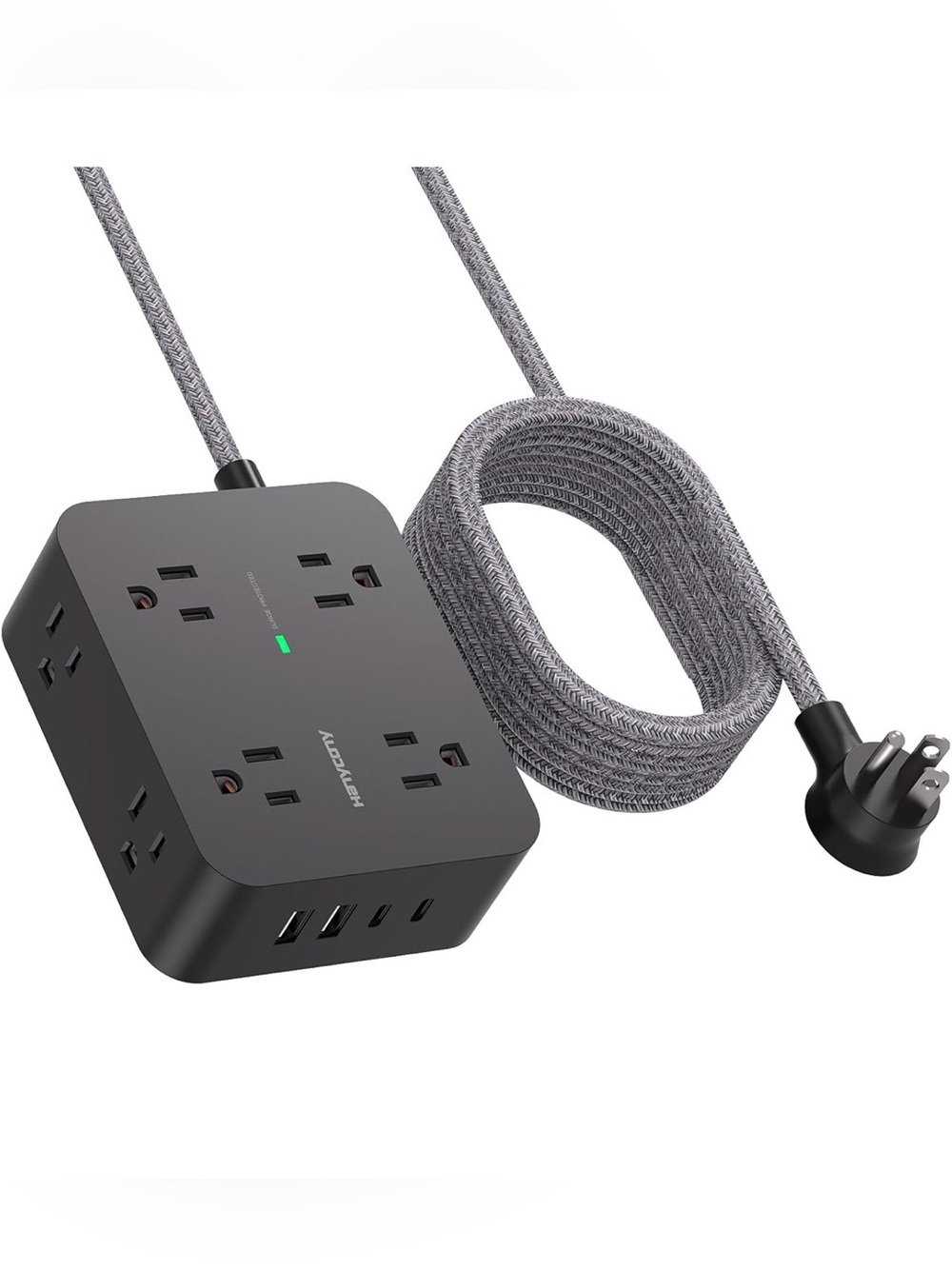 Power Strip Surge Protector 10 Ft Cord